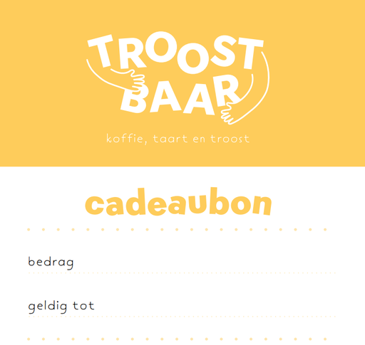 Cadeaubon Troostbaar